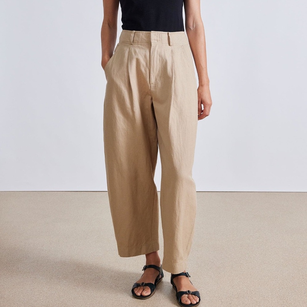 Apiece Apart Bari Cropped Trouser size 2 petite